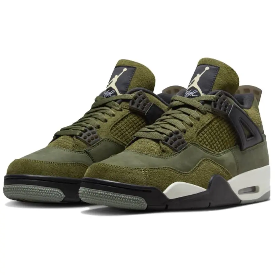 Giày Nike Air Jordan 4 'Medium Olive' FB9927-200 - Ảnh 3