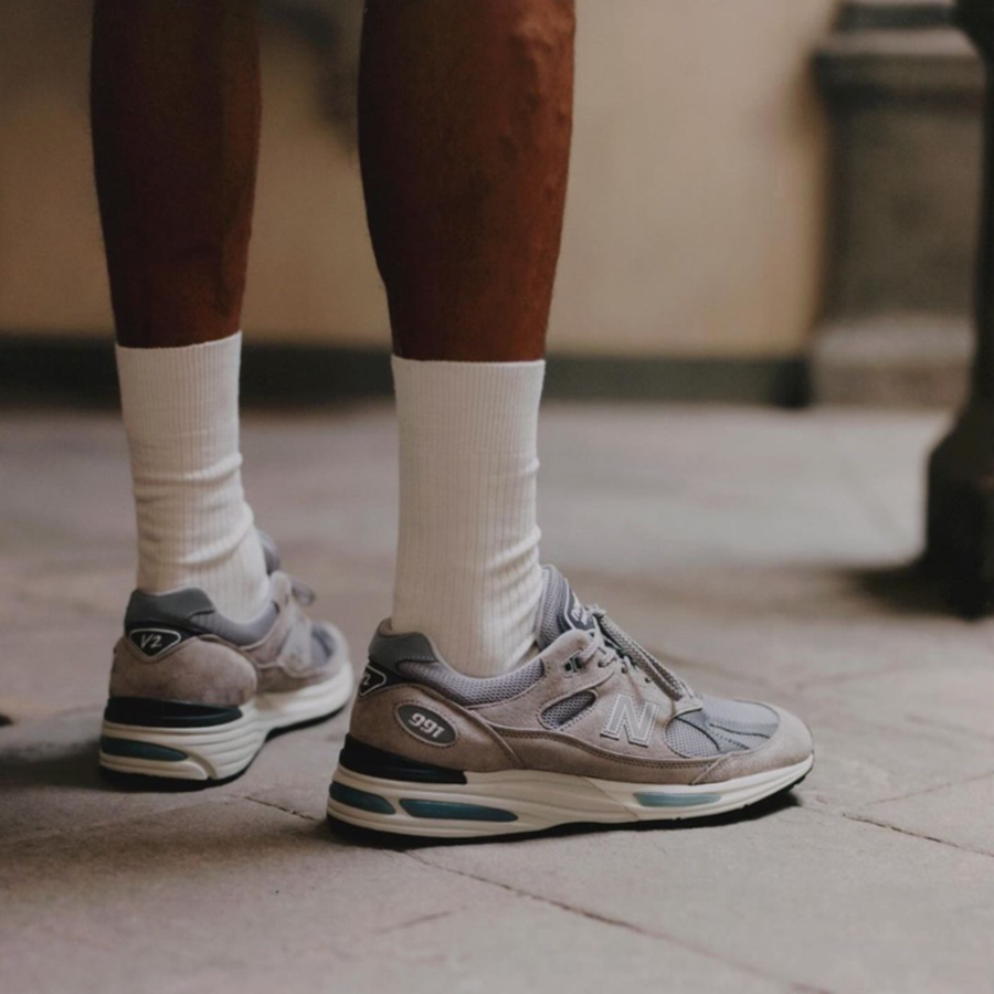 Giày New Balance 991v2 'Grey' U991GL2 - Ảnh 4