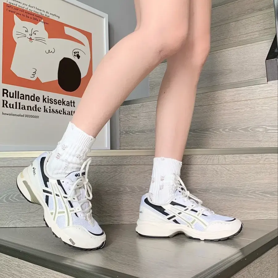 Alternative view of Giày Asics Gel 1090 'Grey Black' 1203A243-028