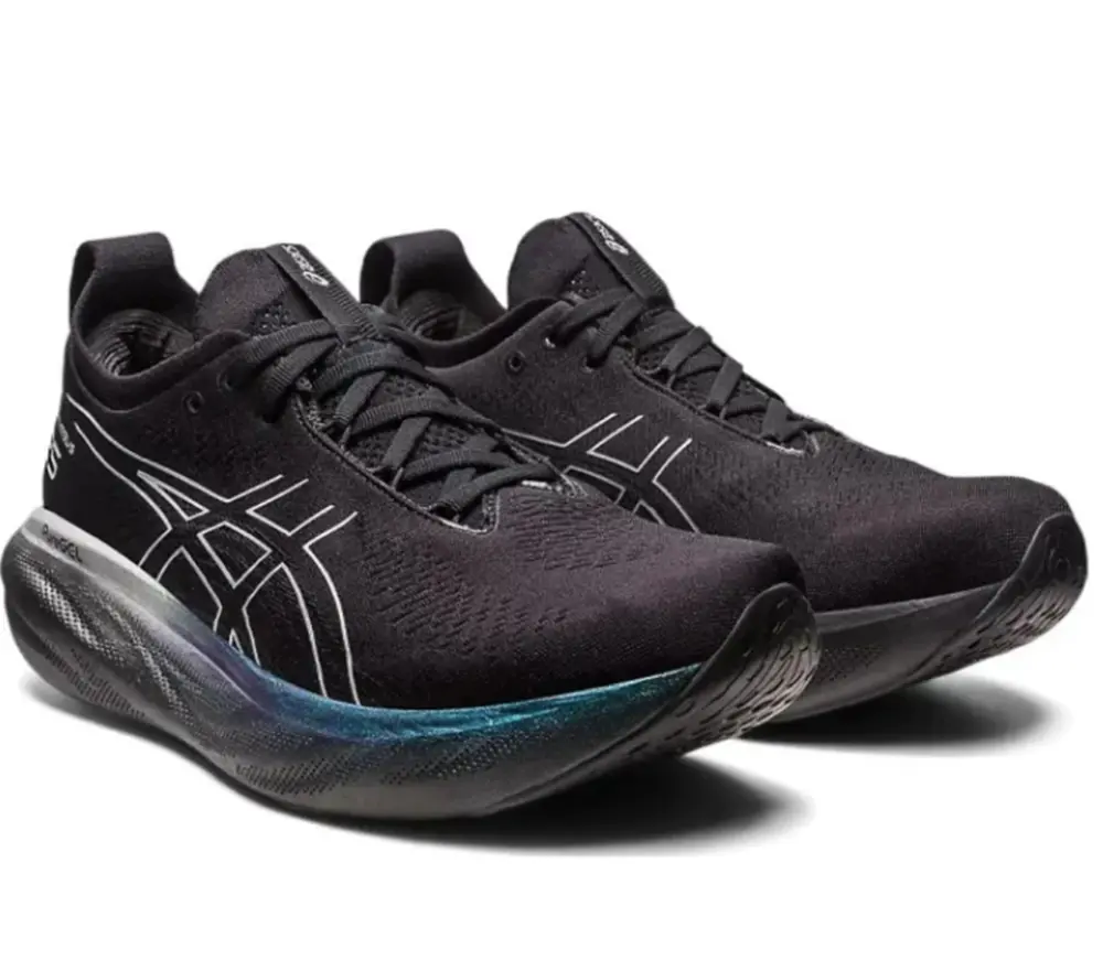 Alternative view of Giày Asics Gel-Nimbus 25 'Black Silver' 1011B616-001