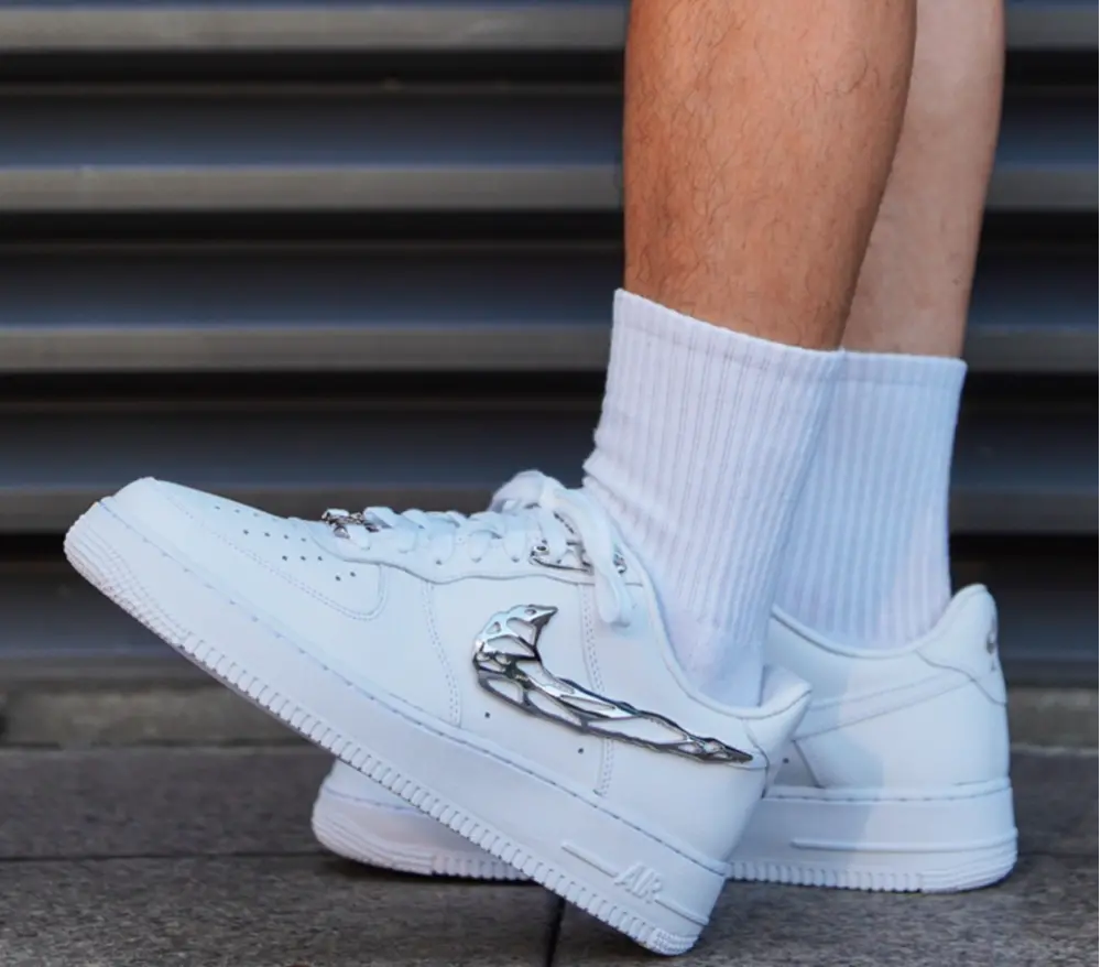 Giày Nike Air Force 1 Low ‘Molten Metal’ FV3616-101 - Ảnh 5