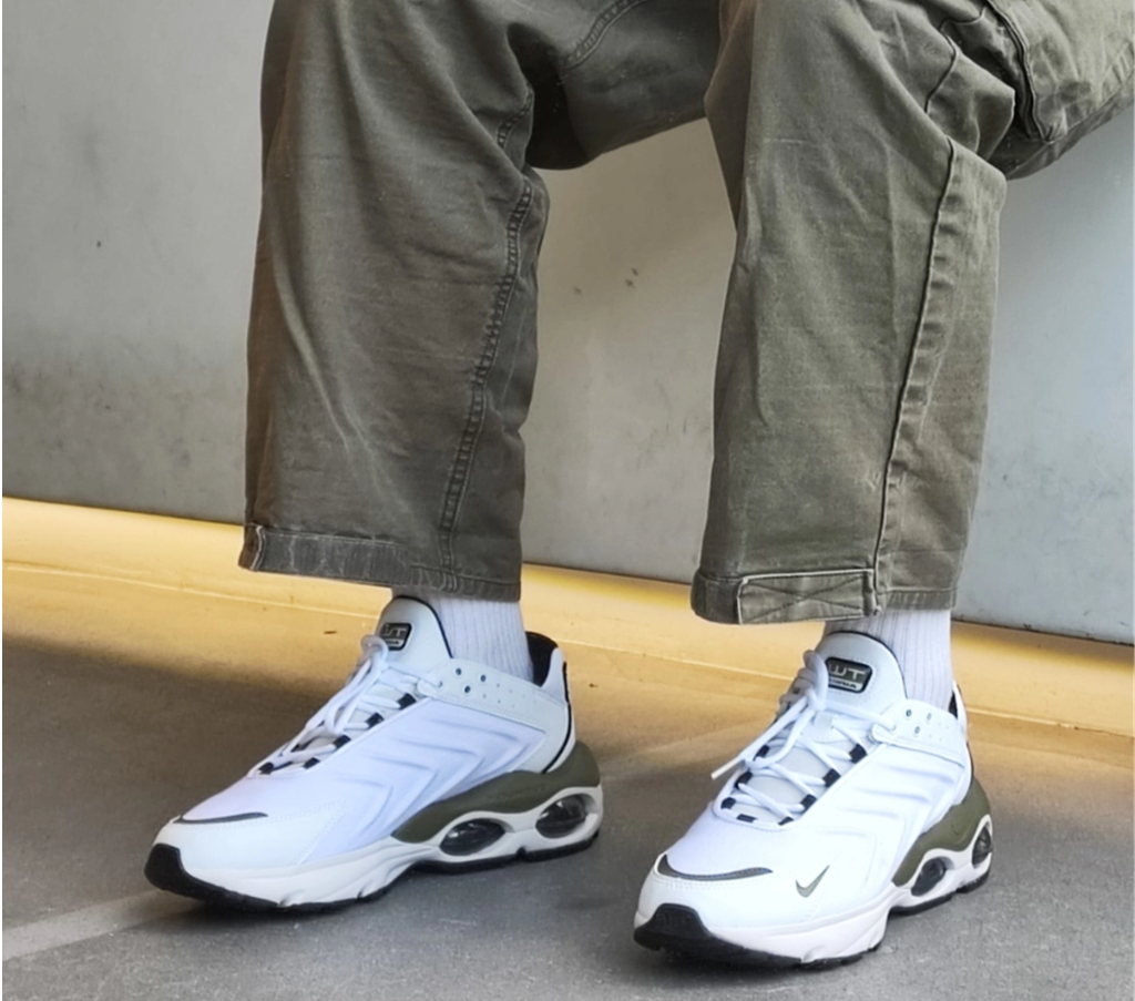 Giày Nike Air Max TW 'White Medium Olive' DV7721-100 - Ảnh 3