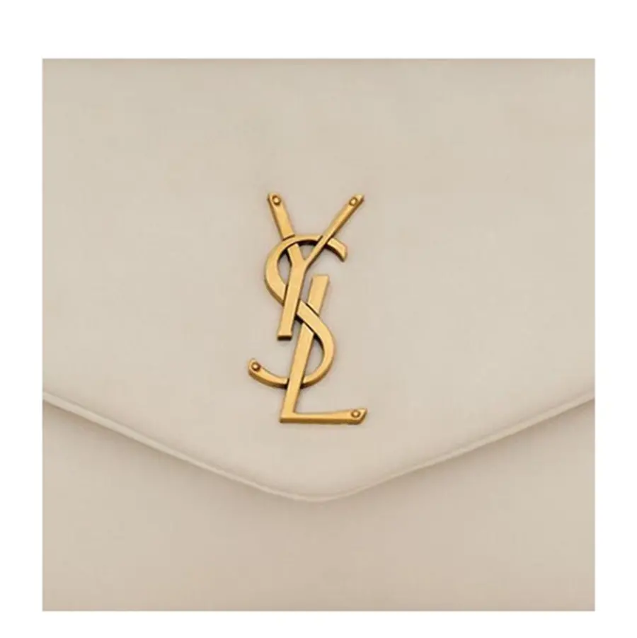 Alternative view of Túi Saint Laurent Calypso Lambskin ‘Blanc’ 734153AACQO9227