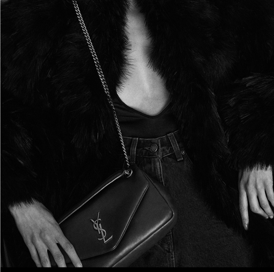 Túi Saint Laurent Calypso 'Black' 734153AHG071000 - Ảnh 3