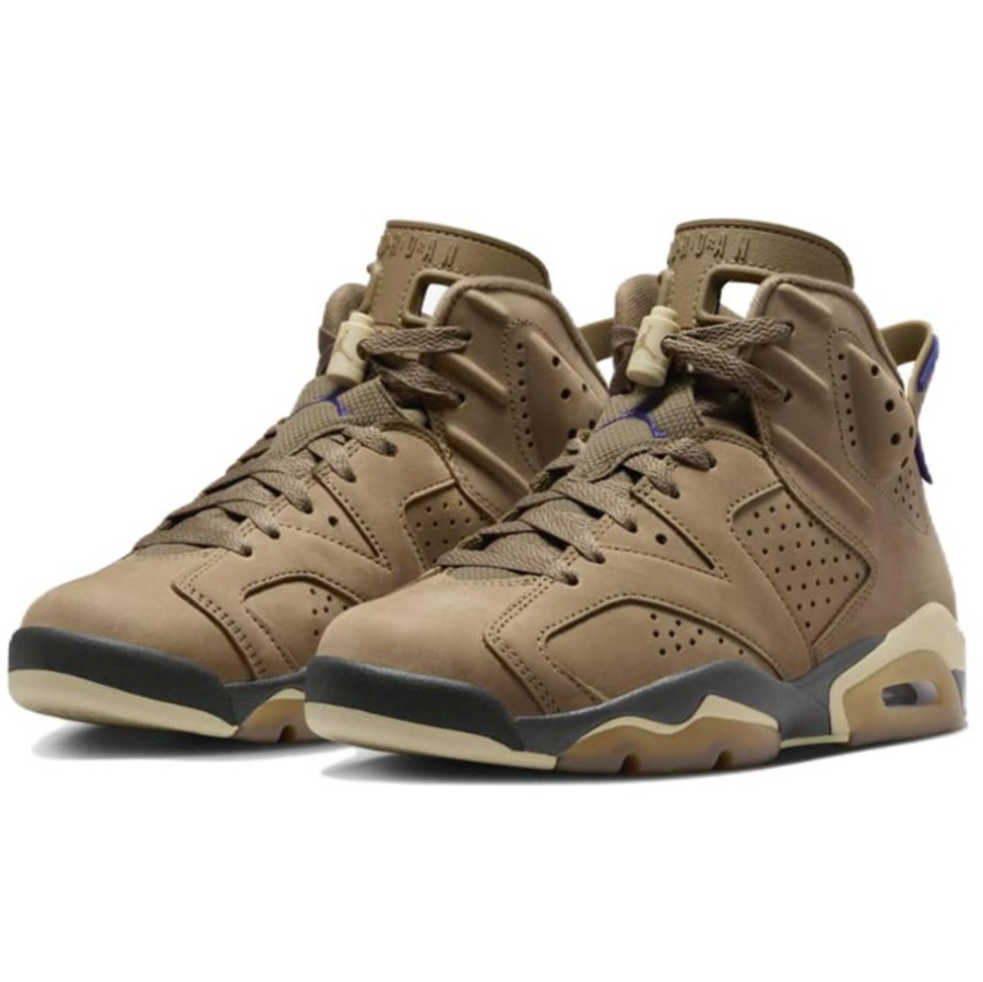 Giày Nike Air Jordan 6 Retro GORE-TEX 'Brown Kelp' FD1643-300 - Ảnh 2