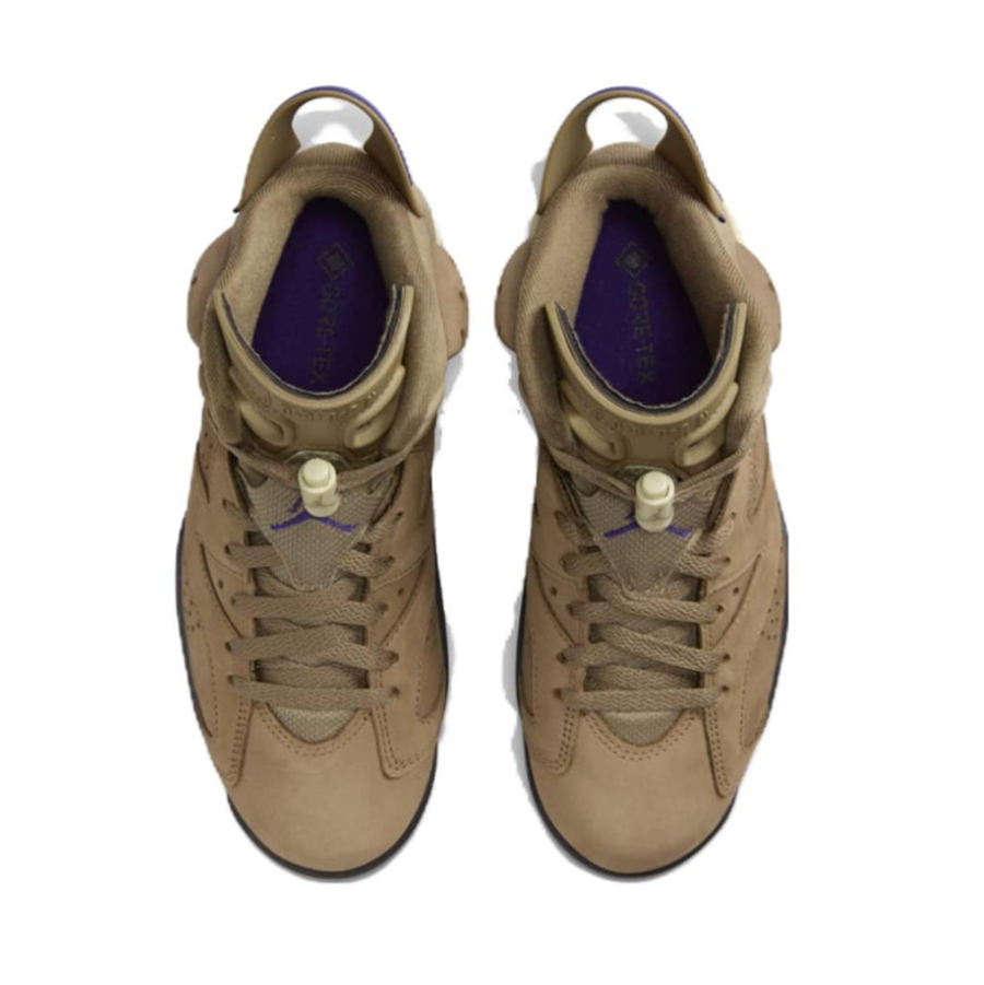 Giày Nike Air Jordan 6 Retro GORE-TEX 'Brown Kelp' FD1643-300 - Ảnh 3