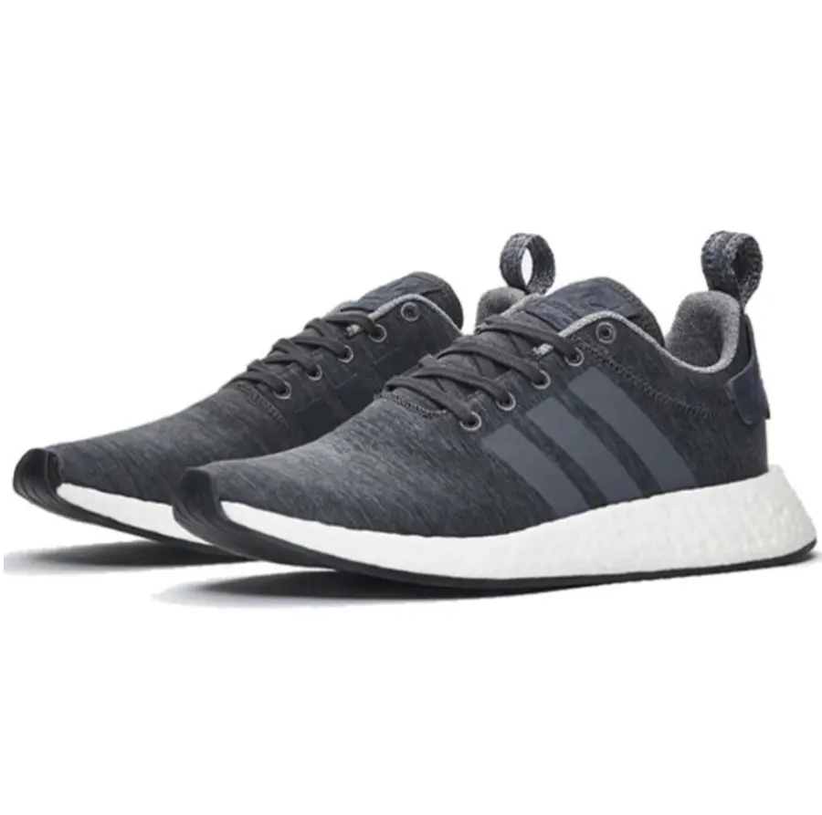 Alternative view of Giày Adidas Sneakersnstuff x NMD R2 ‘Grey Melange’ BY2789