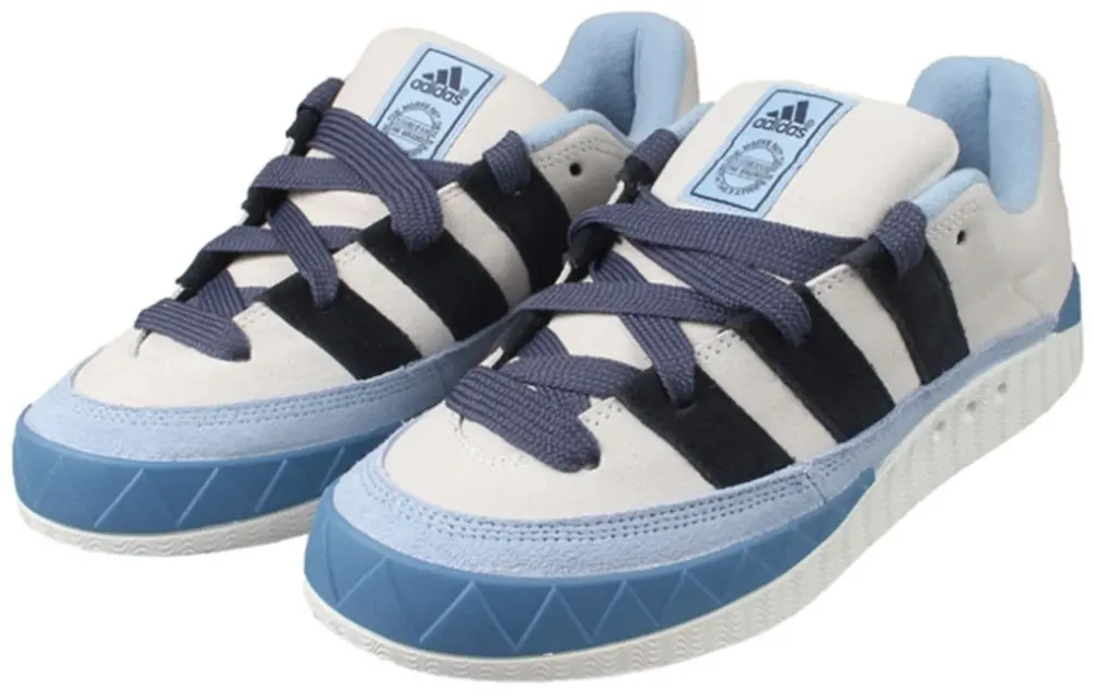 Alternative view of Giày Adidas Originals Adimatic 'White Navy' IG6006