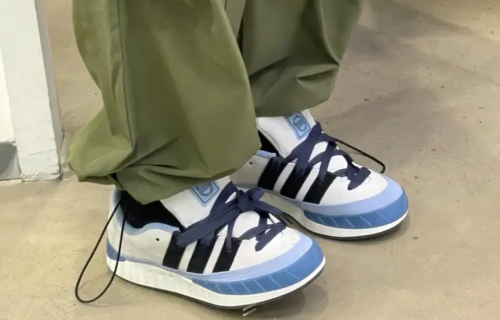 Giày Adidas Originals Adimatic 'White Navy' IG6006 - Ảnh 4