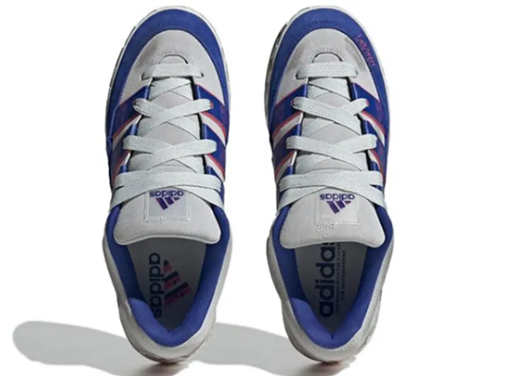 Alternative view of Giày Adidas Originals Adimatic 'White Blue' IG3300