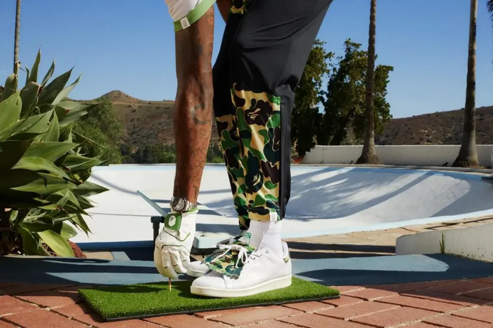 Alternative view of Giày Adidas Stan Smith x A BATHING APE 'Cloud White' IG5916
