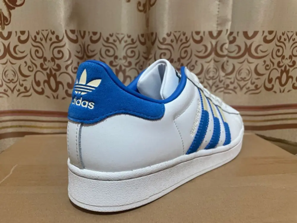 Alternative view of Giày Adidas Superstar ‘White Blue’ HQ2167