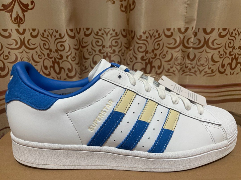 Giày Adidas Superstar ‘White Blue’ HQ2167 - Ảnh 3