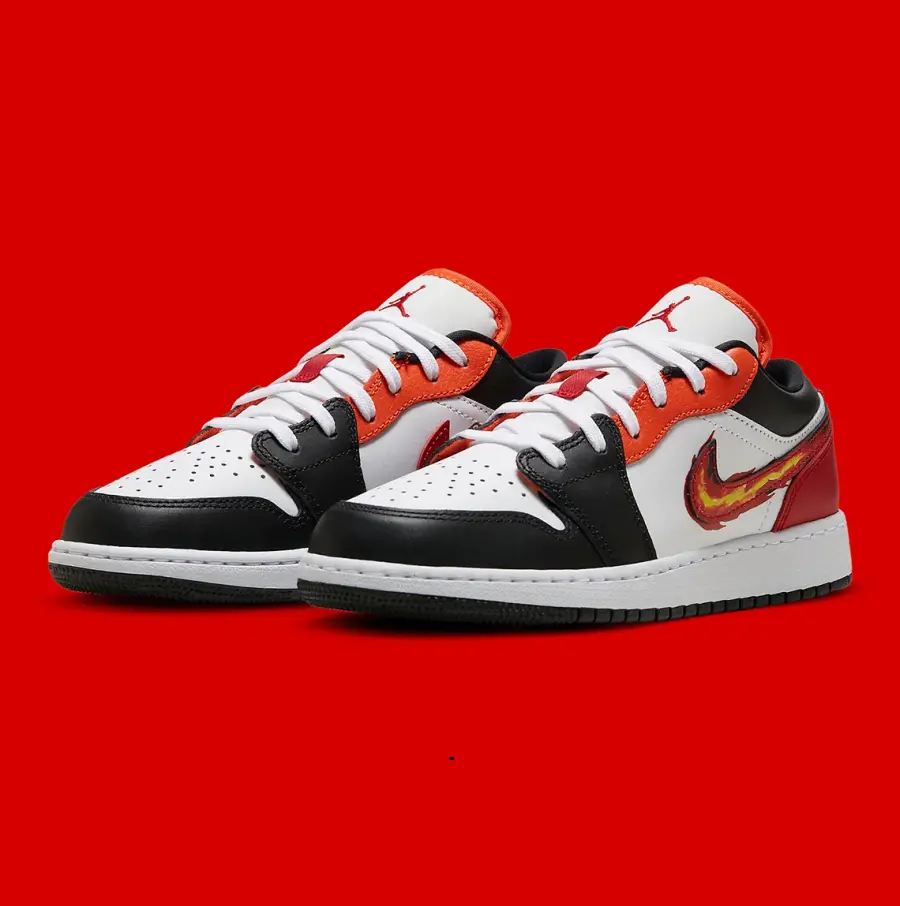 Giày Nike Air Jordan 1 Low SE ‘Just Skate Red’ FJ7222-101 - Ảnh 4