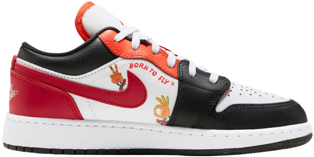 Giày Nike Air Jordan 1 Low SE ‘Just Skate Red’ FJ7222-101