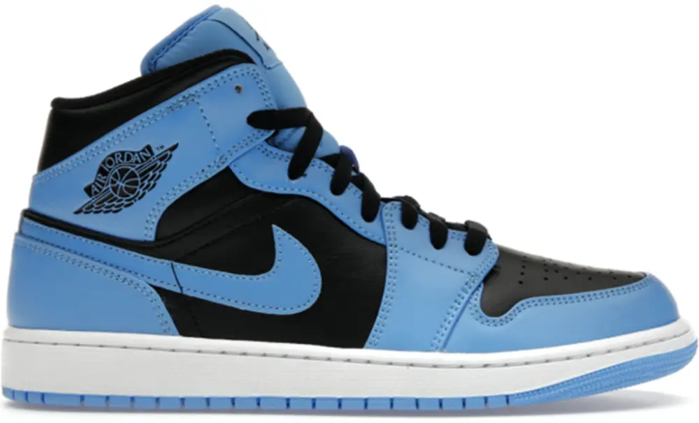 Giày Nike Air Jordan 1 Mid 'University Blue Black' DQ8426-401