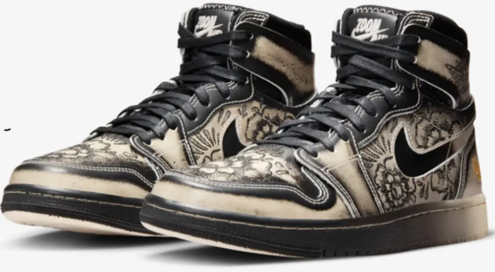 Giày Nike Air Jordan 1 High ‘Dia de los Muertos’ FQ8155-010 - Ảnh 3