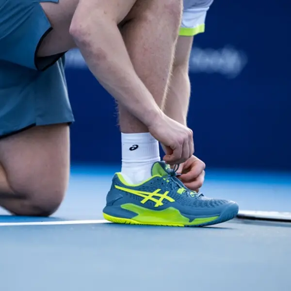 Giày Asics Gel Resolution 9 'Hazard Green' 1041A330-400 - Ảnh 3