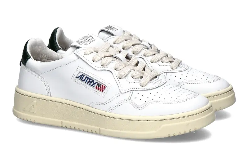 Alternative view of Giày Autry Medalist Low Leather ‘White Green’ AULW-LL47