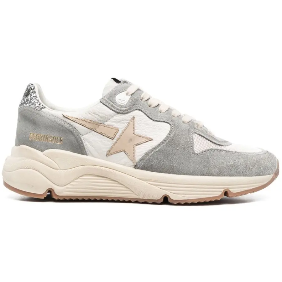 Giày Golden Goose Running Sole 'Silver White Cream' GWF00126-F004174-60405
