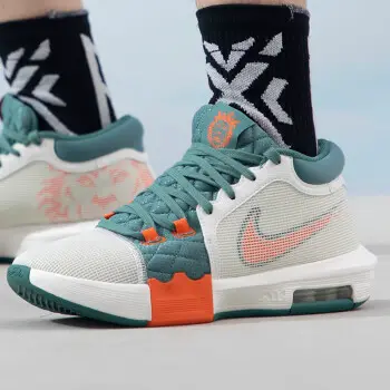 Giày Nike LeBron Witness 8 EP 'Grey Green' FB2237-101 - Ảnh 4