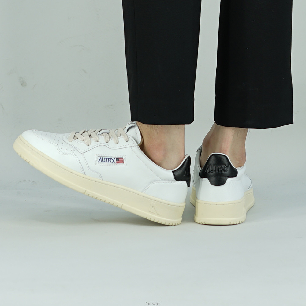 Giày Autry Medalist Low Leather ‘White Black’ AULM-LL22 - Ảnh 2