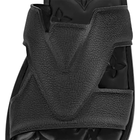 Dép Louis Vuitton Lv Oasis Mules 'Black' 1AA4CB - Ảnh 3