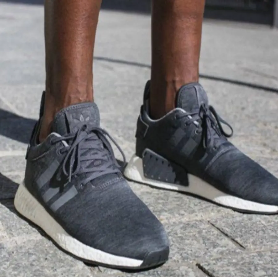 Giày Adidas Sneakersnstuff x NMD R2 ‘Grey Melange’ BY2789 - Ảnh 5
