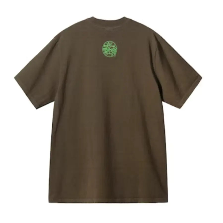 Áo Stussy x Dries Van Noten Airbrush Shrooms Tee ‘Khaki’ - Ảnh 5