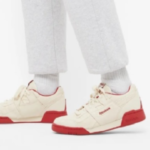 Alternative view of Giày Reebox Workout Plus 'Chalk Flash Red' GZ3654