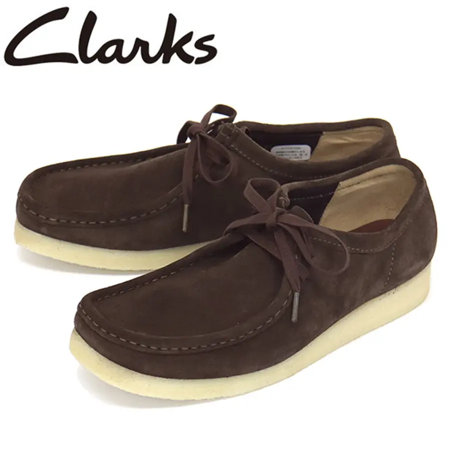 Alternative view of Giày Clarks Wallabee 'Dark Brown' 26156606