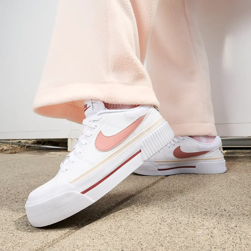 Giày Nike Court Legacy Lift 'White Pink' FQ8782-100 - Ảnh 7