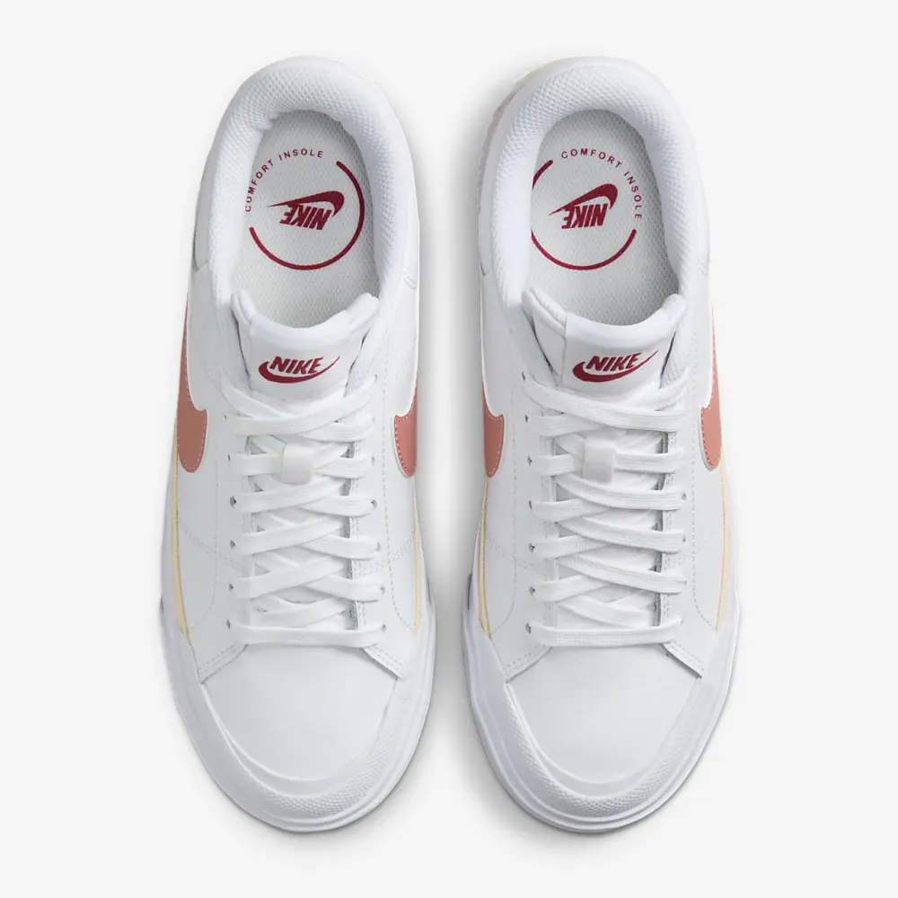 Giày Nike Court Legacy Lift 'White Pink' FQ8782-100 - Ảnh 5