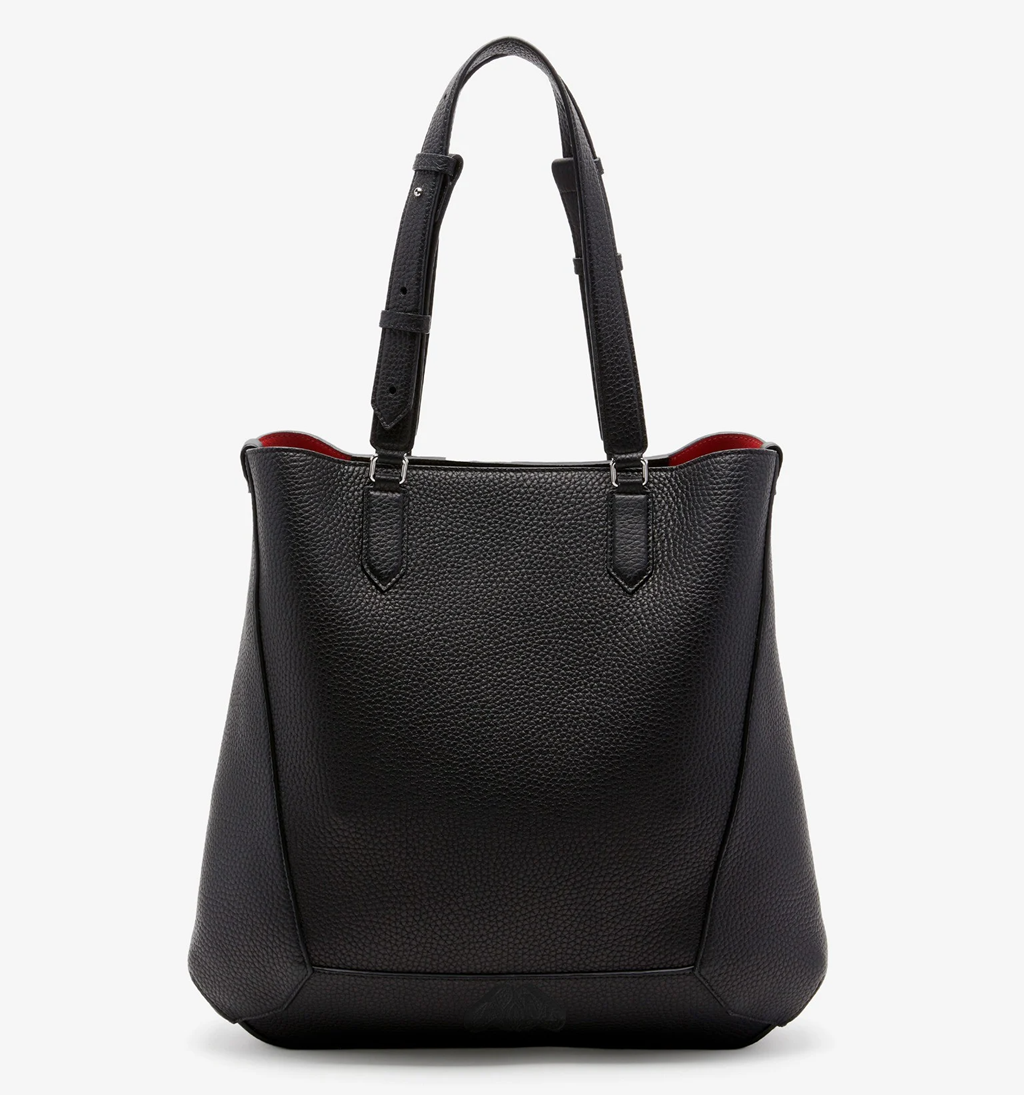 Túi Alexander McQueen Edge Medium 'Black' 7623421AAPO1000 - Ảnh 2