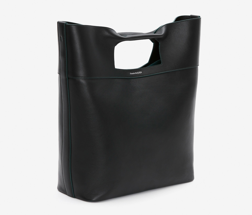 Túi Alexander McQueen Square Bow 'Black' 7352851AAJL1000 - Ảnh 2