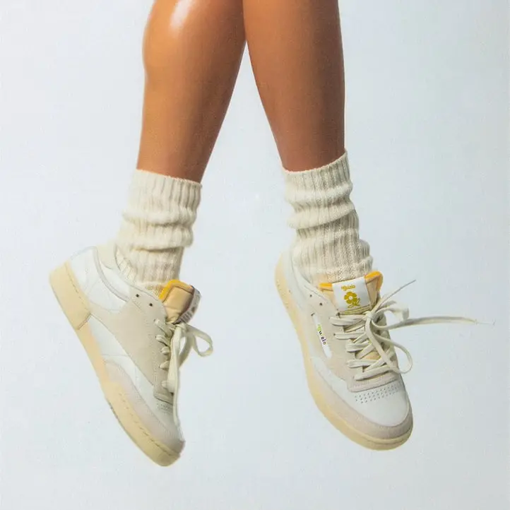 Giày Reebok Danielle Guizio x Club C 85 'Chalk' GZ3035 - Ảnh 3