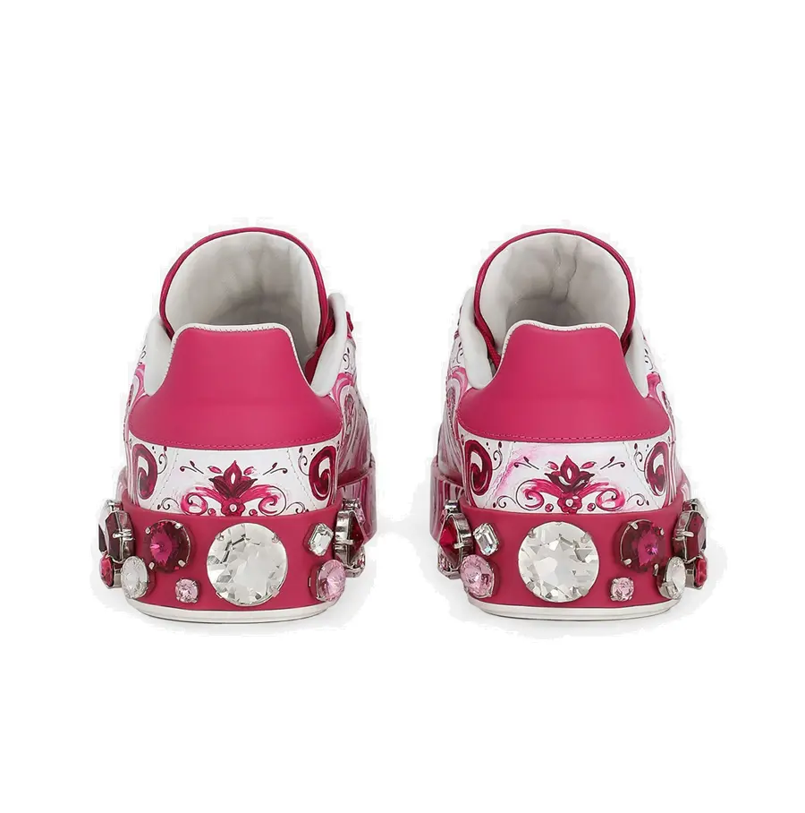 Giày Dolce & Gabbana Portofino 'Pink' CK1544AD466HE3OB - Ảnh 3