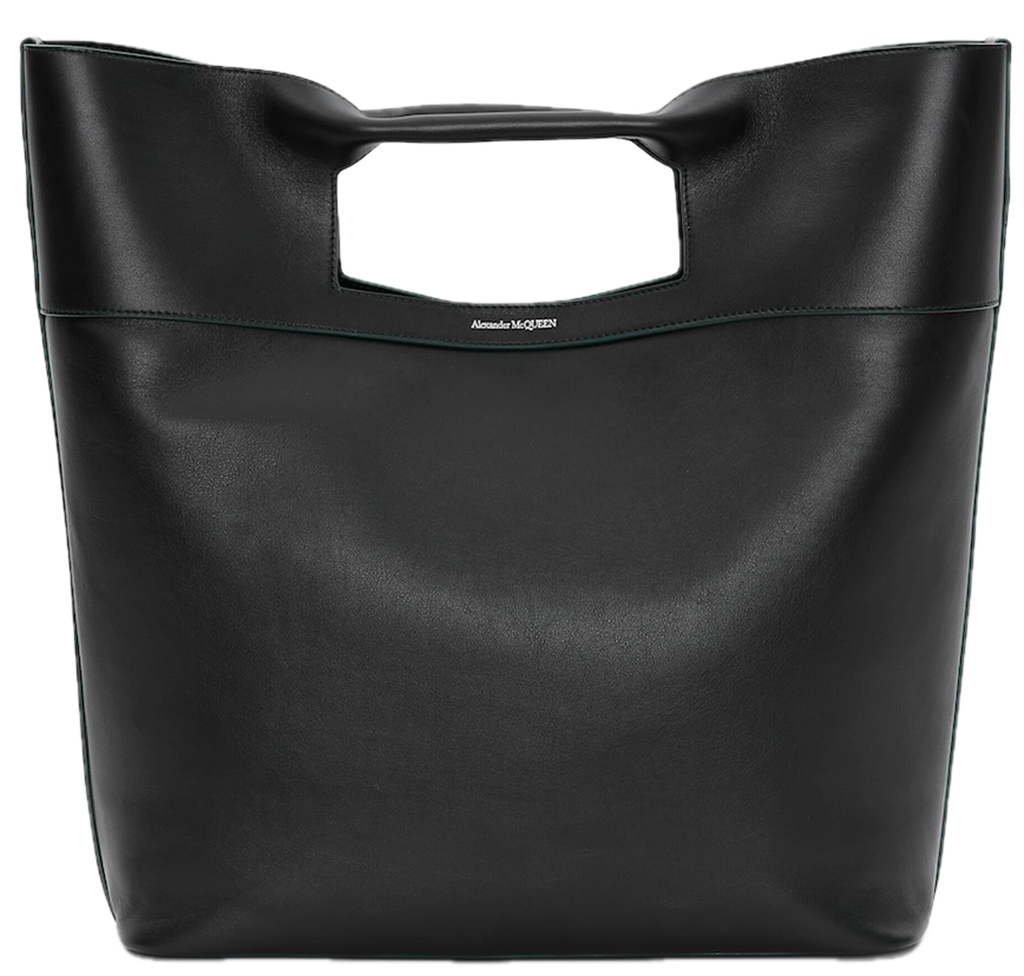 Túi Alexander McQueen Square Bow 'Black' 7352851AAJL1000