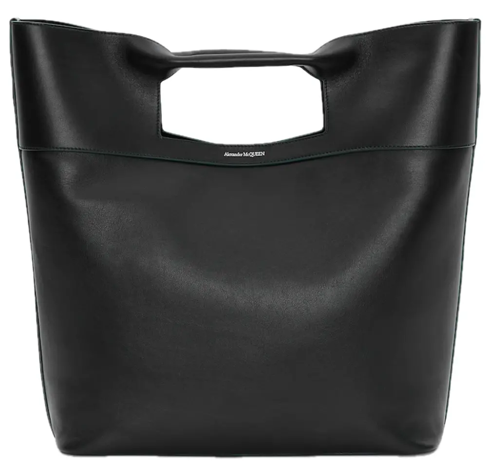 Túi Alexander McQueen Square Bow 'Black' 7352851AAJL1000