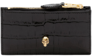 Túi Alexander McQueen Card Holder 'Black' 6320371JMFG1050