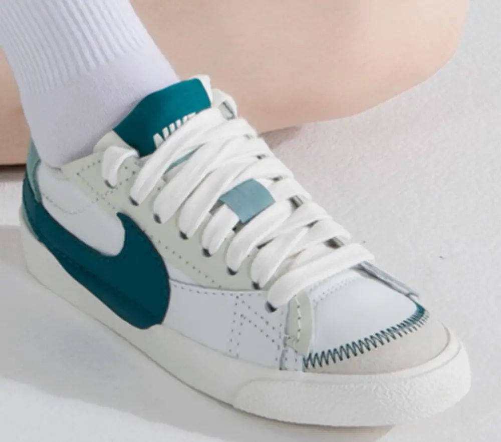 Alternative view of Giày Nike Blazer Low ’77 Jumbo ‘White Geode Teal’ DQ1470-106