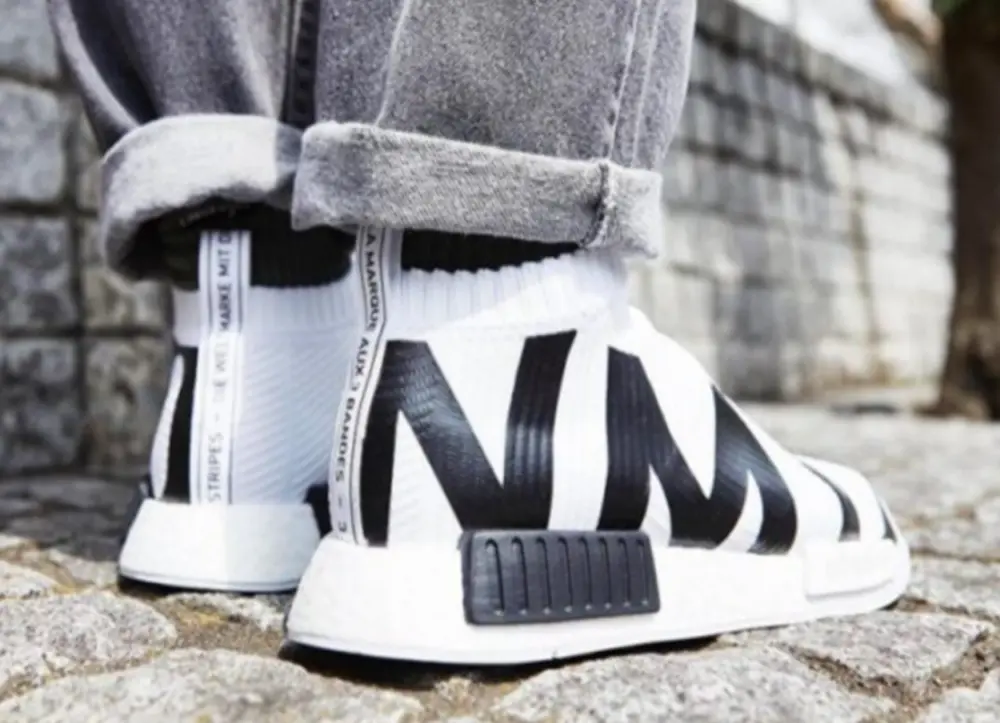 Alternative view of Giày Adidas NMD CS1 Primeknit ‘NMD Print White’ EG7538