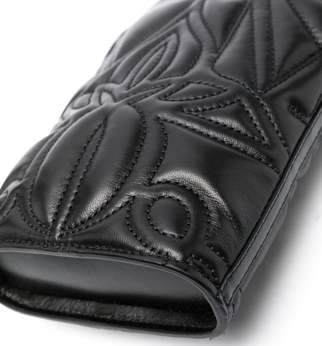 Túi Alexander McQueen Bow Mini 'Black' 7311741BLEL1000 - Ảnh 4