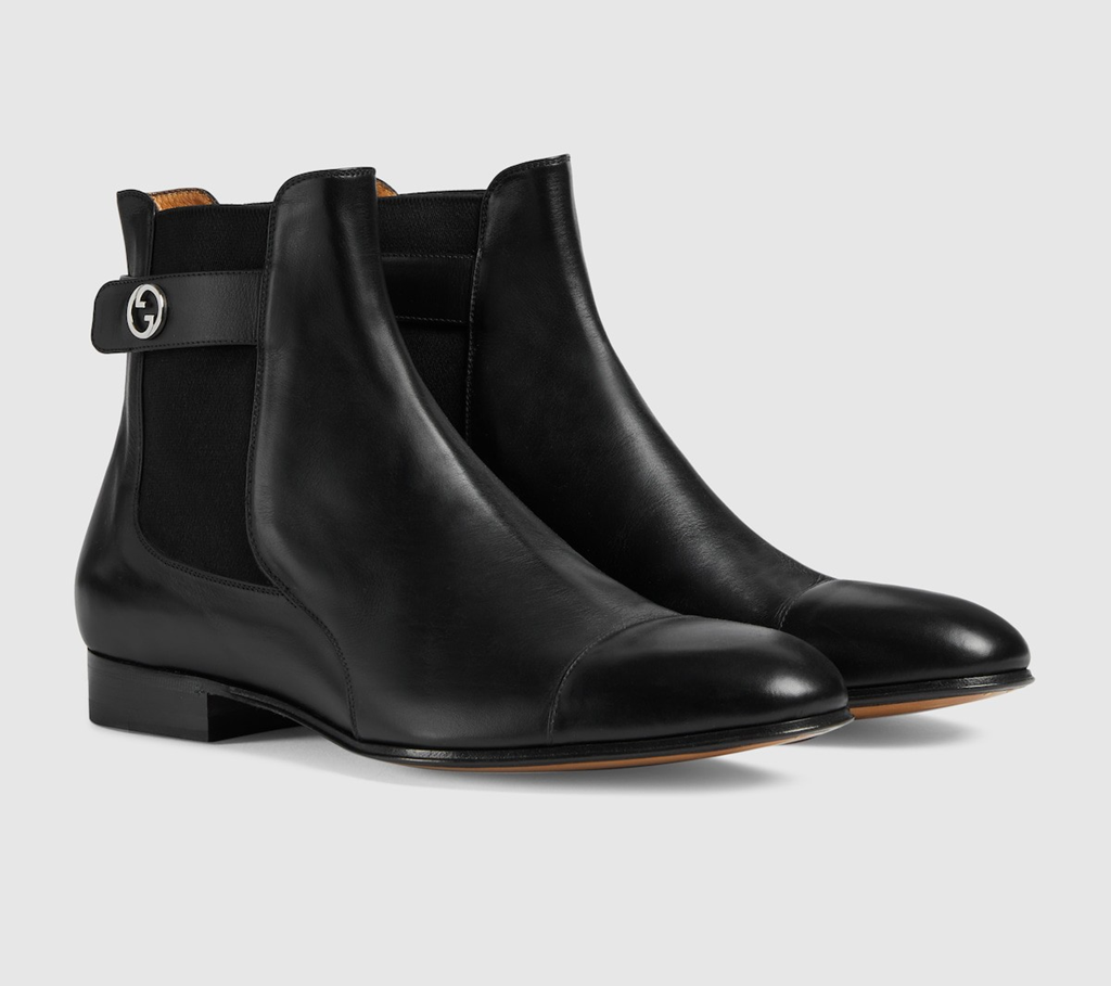 Giày Gucci Blondie Ankle Boot 'Black' 757777-06F80-1000 - Ảnh 4