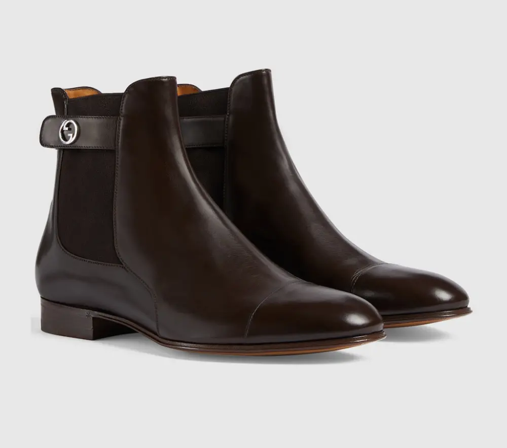 Giày Gucci Blondie Ankle Boot 'Brown' 757777-06F80-2140 - Ảnh 3