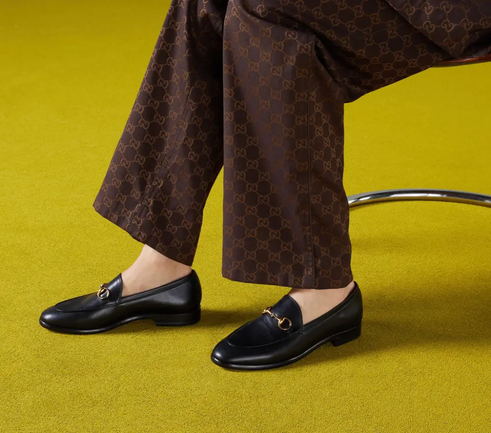 Alternative view of Giày Gucci Jordaan Loafer 'Black' 759917-AACE9-1000