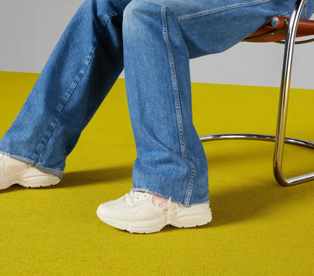 Alternative view of Giày Gucci Rhyton Sneaker 'Ivory' 757887-UPG70-9564