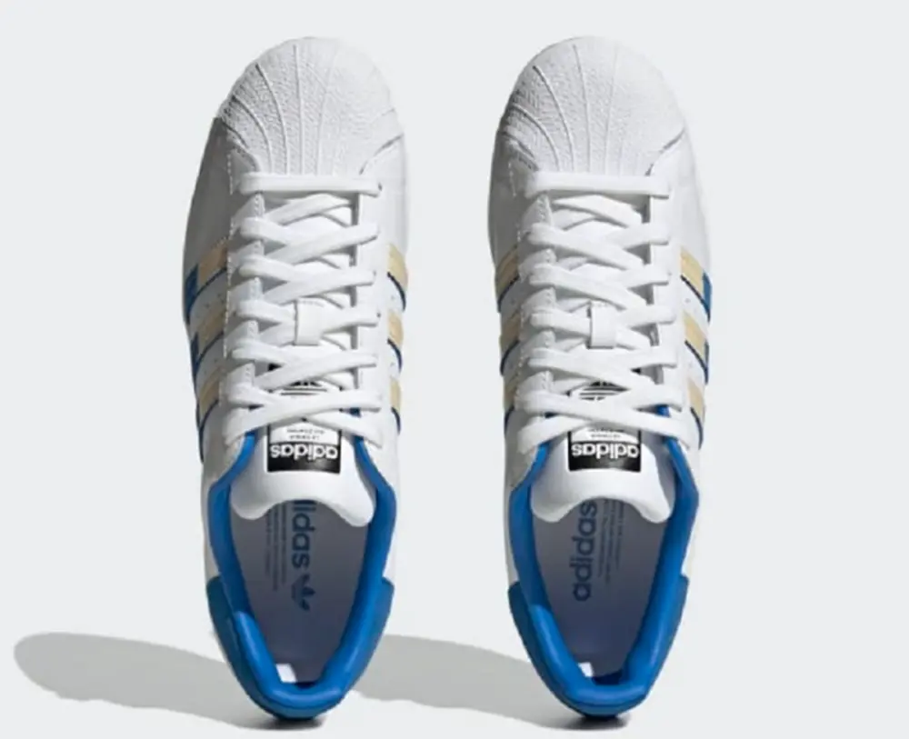 Giày Adidas Superstar ‘White Blue’ HQ2167 - Ảnh 4