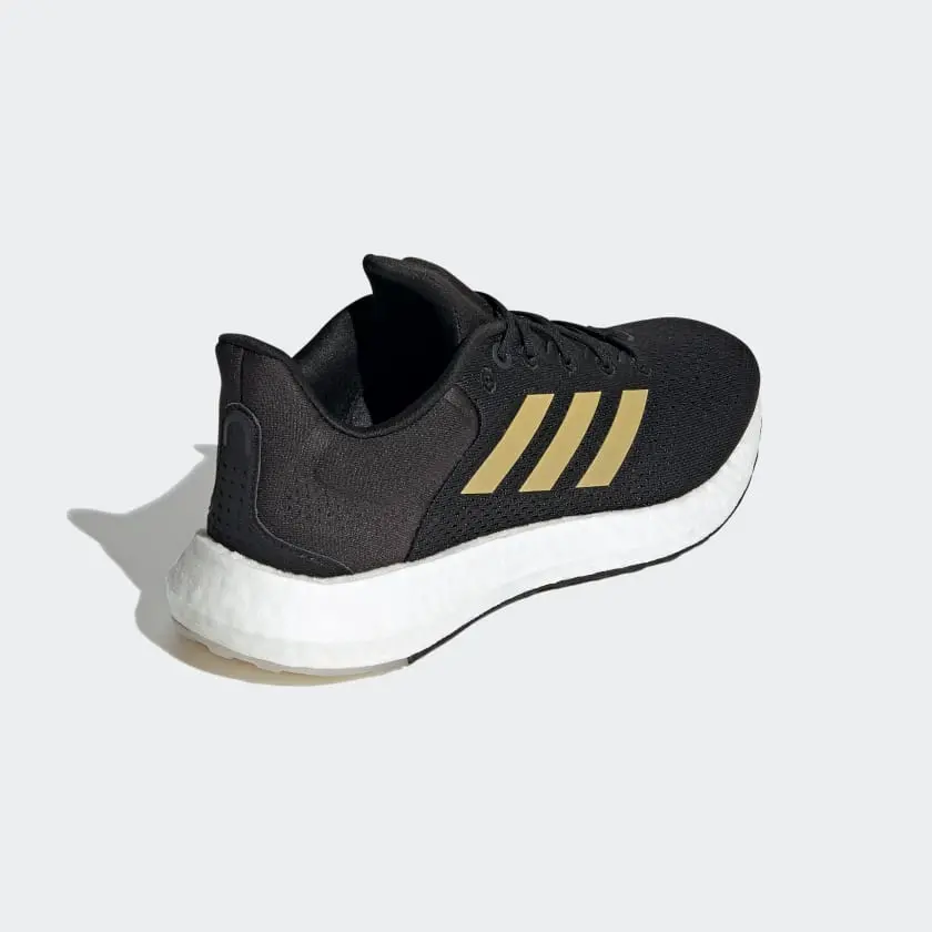 Alternative view of Giày Adidas PureBoost 21 'Black Gold Metallic' GZ3004