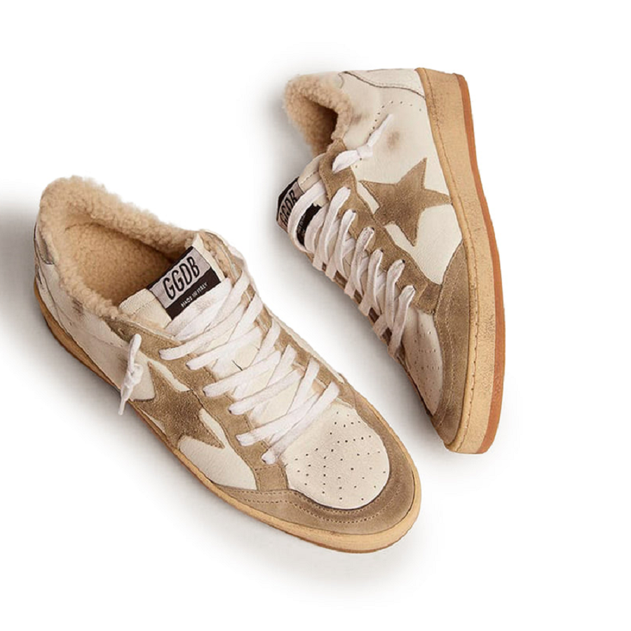 Giày Golden Goose Ball Star 'Taupe' GMF00117-F002464-10876 - Ảnh 5
